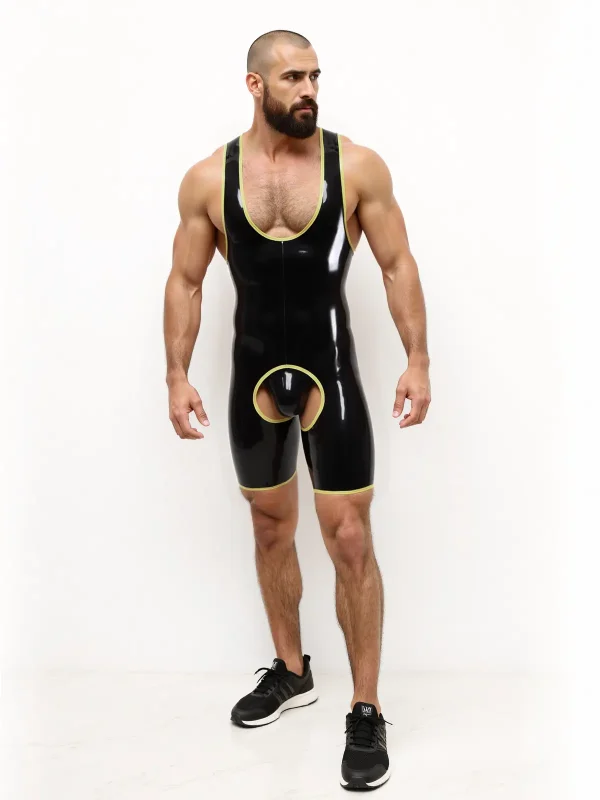 Sexy Latex Hero Suit For Men