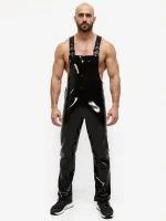Latex Overalls Bodysuit For Men