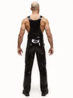 Latex Overalls Bodysuit For Men