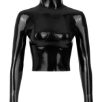 Razr Latex Long Sleeve Bodysuit For Women