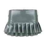 Sexy Latex Eyelet Brief