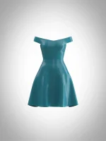 Latex Skater Dress