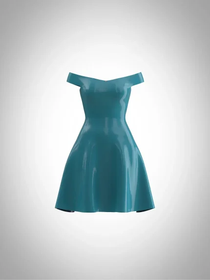 Latex Skater Dress