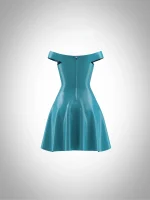 Latex Skater Dress