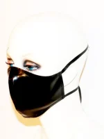 Black Latex Mouth Mask