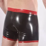 High Waist Red Latex Panty