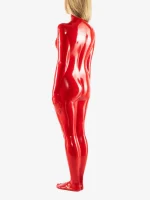 Red Latex Full Enclosure Sleepsack with High Neck