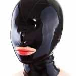Red Latex Full Enclosure Sleepsack with High Neck