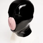 Glossy Latex Corset with Garter Strap Details