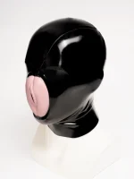 Shiny Latex Animal Style Mask with Fun Design