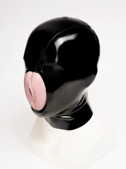 Shiny Latex Animal Style Mask with Fun Design