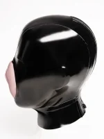 Shiny Latex Animal Style Mask with Fun Design