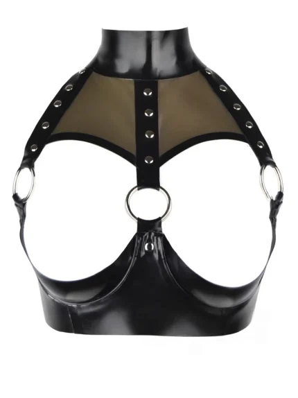 Latex Venus open bra