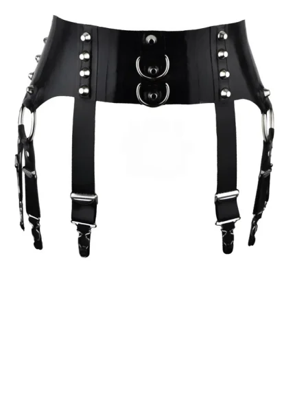 Latex Mercury 8-strap suspender belt