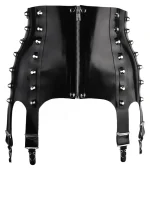 Latex Mercury deep suspender belt