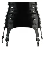 Latex Mercury deep suspender belt