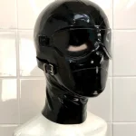 Latex Pigtail 55 Series Bondage Hood