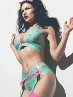 Latex Leopard Knickers