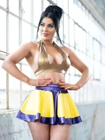 Latex Zuri Rubber Skating Skirt
