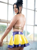 Latex Zuri Rubber Skating Skirt
