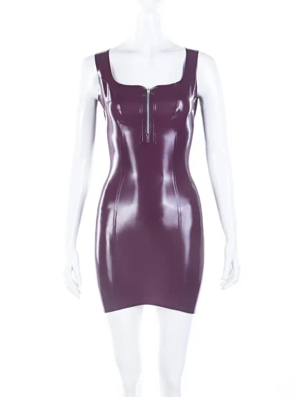 Latex Kat mini dress