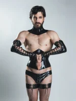 Latex Neck corset