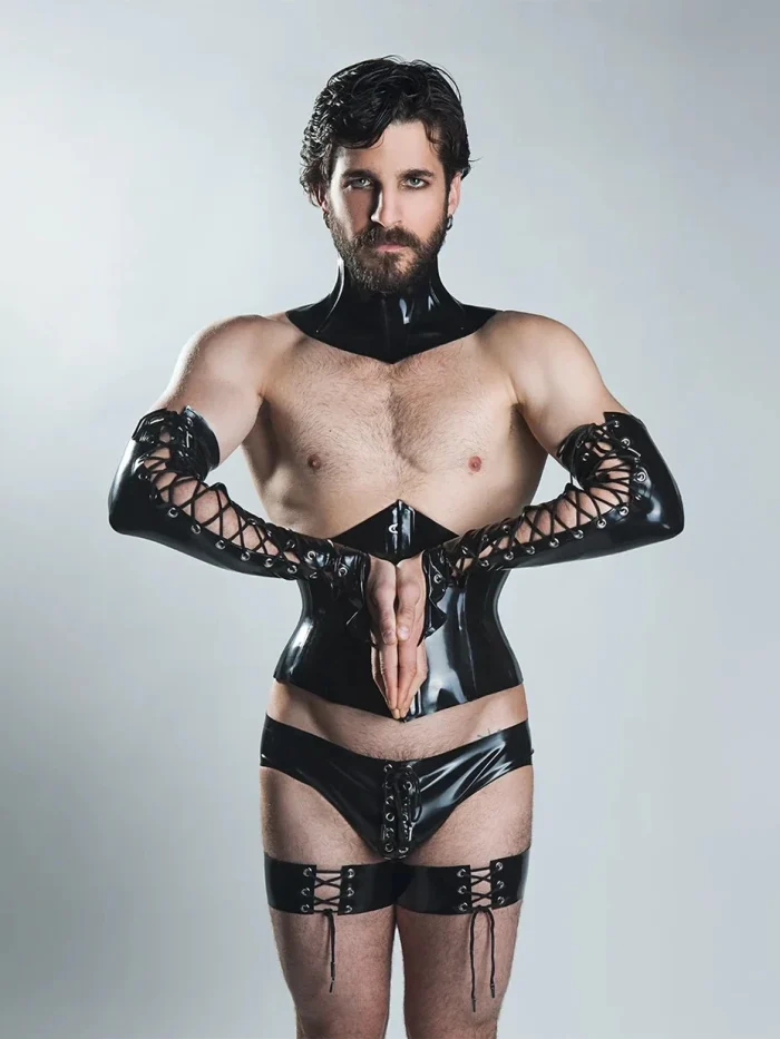 Latex Neck corset