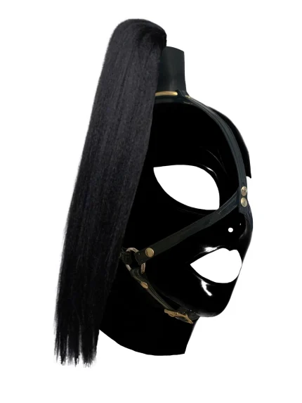 Latex Valentina Face Harness