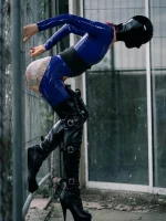 Latex Vincenza Rubber Chaps Catsuit