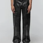 Latex cropped bomber jacket