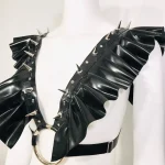 Latex Bodysuit Black & Translucent Longsleeve