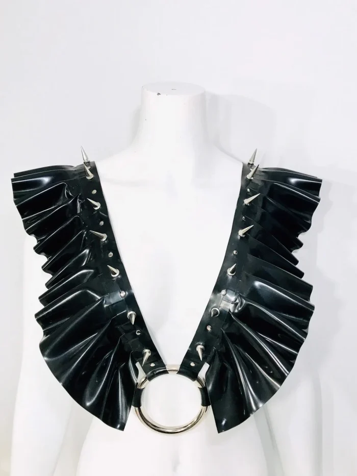 Latex DraQ Harness Top