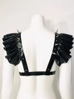 Latex DraQ Harness Top