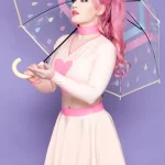 Latex Two Tone Body-con Mini Dress