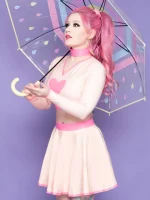 Latex Eden Contrast Skating Skirt