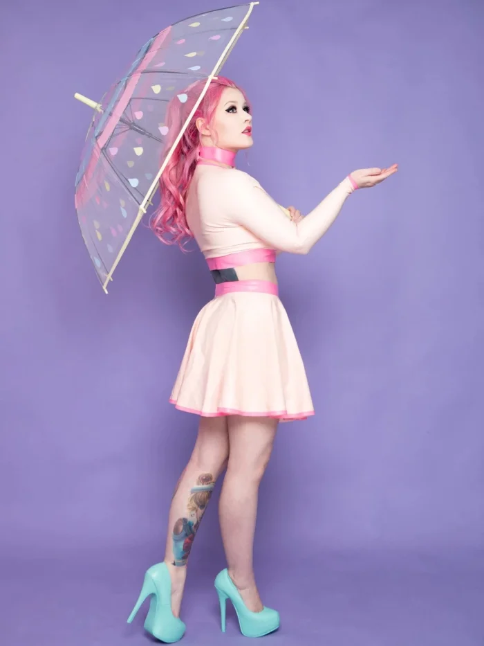 Latex Eden Contrast Skating Skirt
