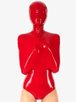 Latex Bondage bodysuit with attached mask
