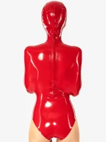 Latex Bondage bodysuit with attached mask