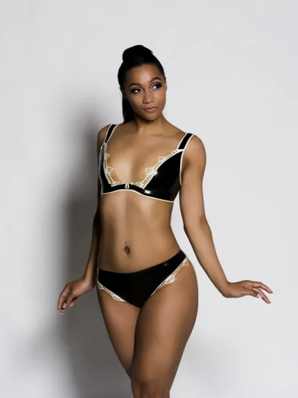 Latex Maid Bra Top