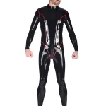 Latex Shoulder Zip Catsuit