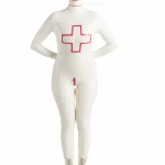 Latex hood with inflatable gag, without eye openings
