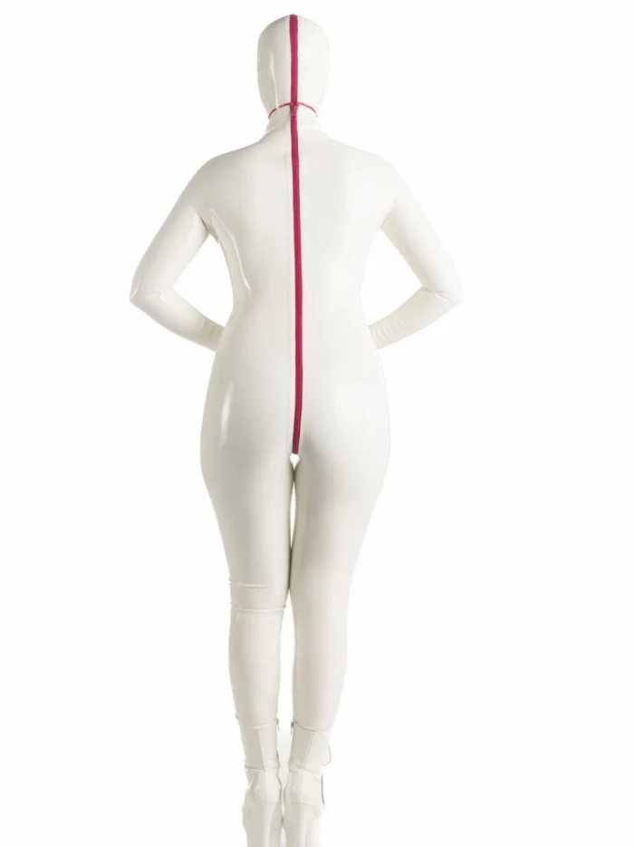 Latex Women's catsuit for nurse