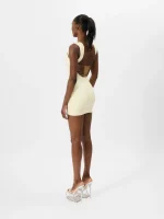 Latex Hollywood Dress White
