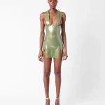 Latex Roast Dress Red