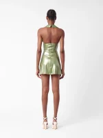 Latex Chambers Dress Dollar Bill Green