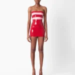 Latex Downtown Playsuit Taupe