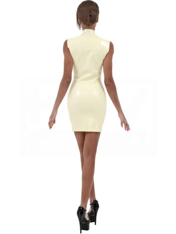 Latex Dress with two way zipper