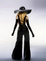 Latex INCISO Trousers with Straps