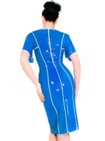 Latex Dress with trim