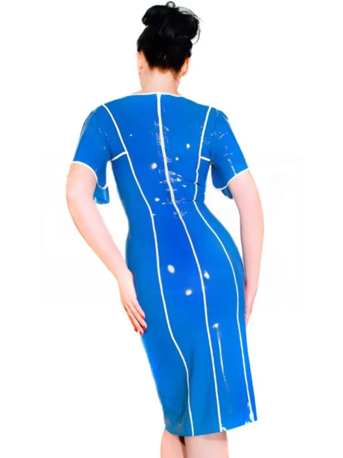 Latex Dress with trim